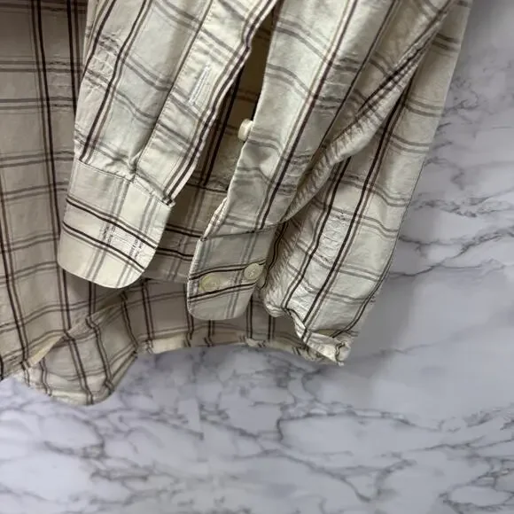 Canali Men’s Casual Shirt sz M Button Down Checkered #G934 - Picture 5 of 11